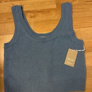 madewell x donni cashmere tank